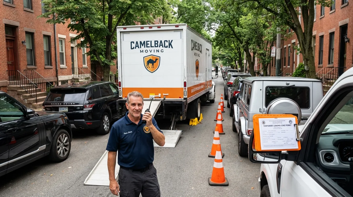 City street loading permit setup in Stottville, NY