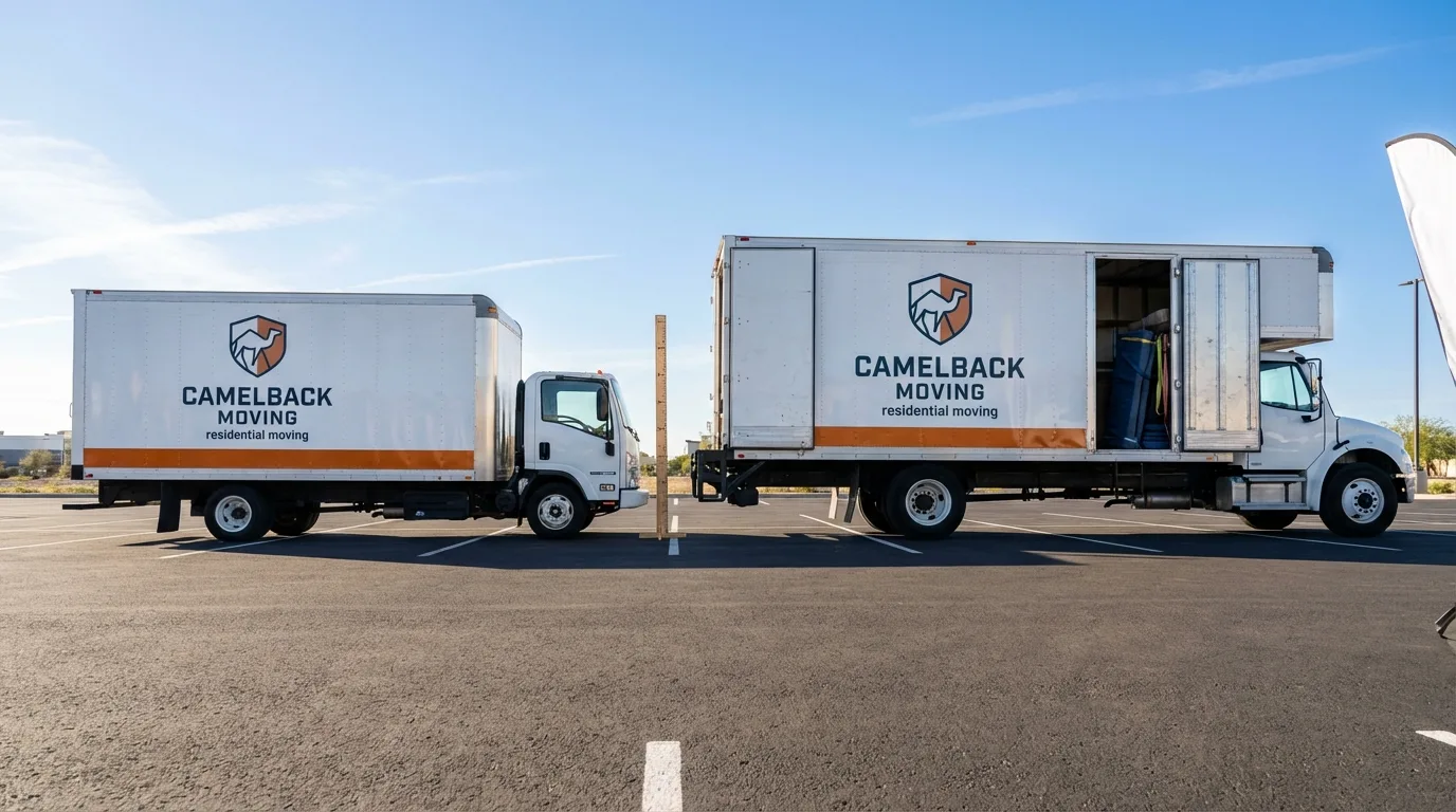 Moving truck size capacity guide in Stottville